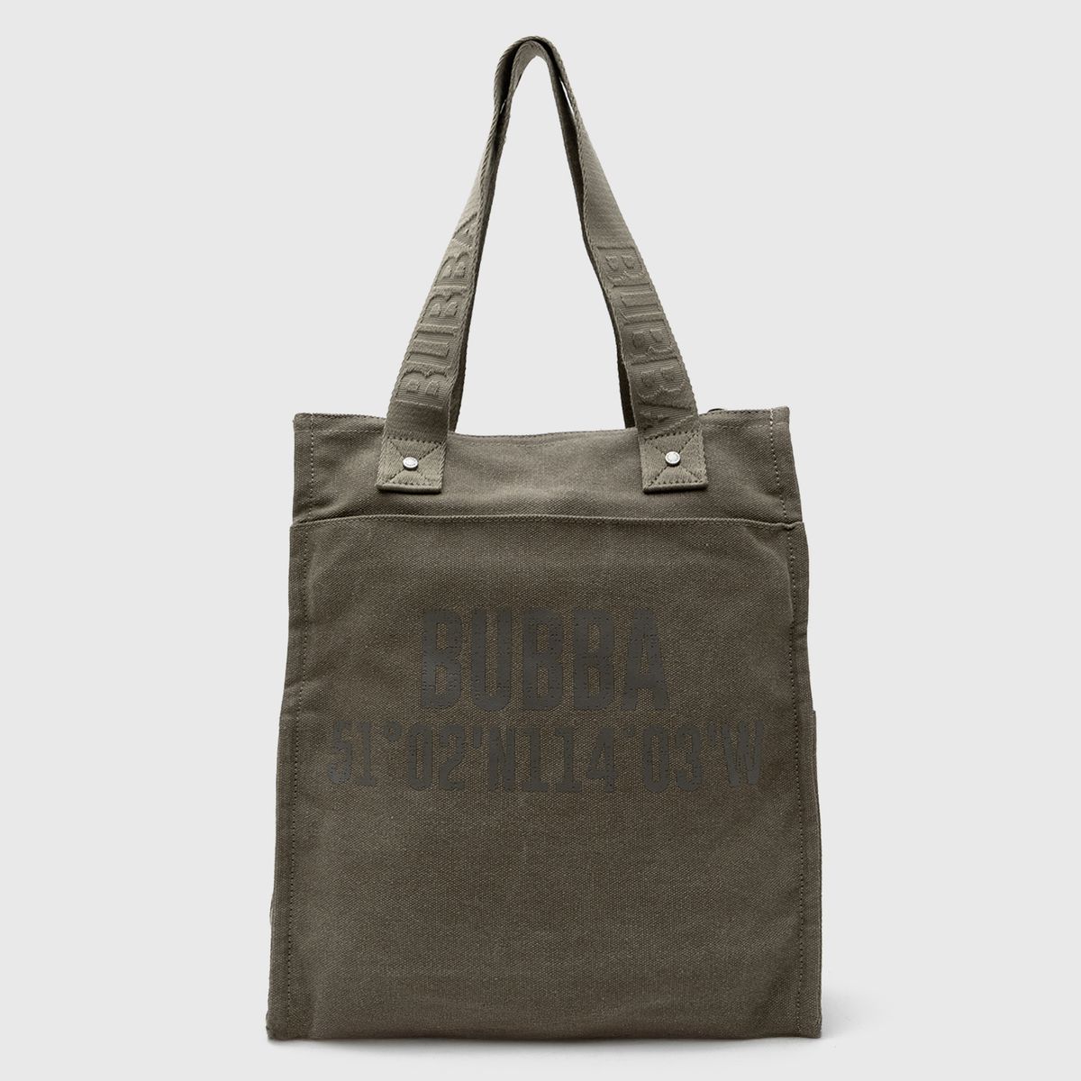 BUBBA - Long Tote Canvas Green Bubba Essentials