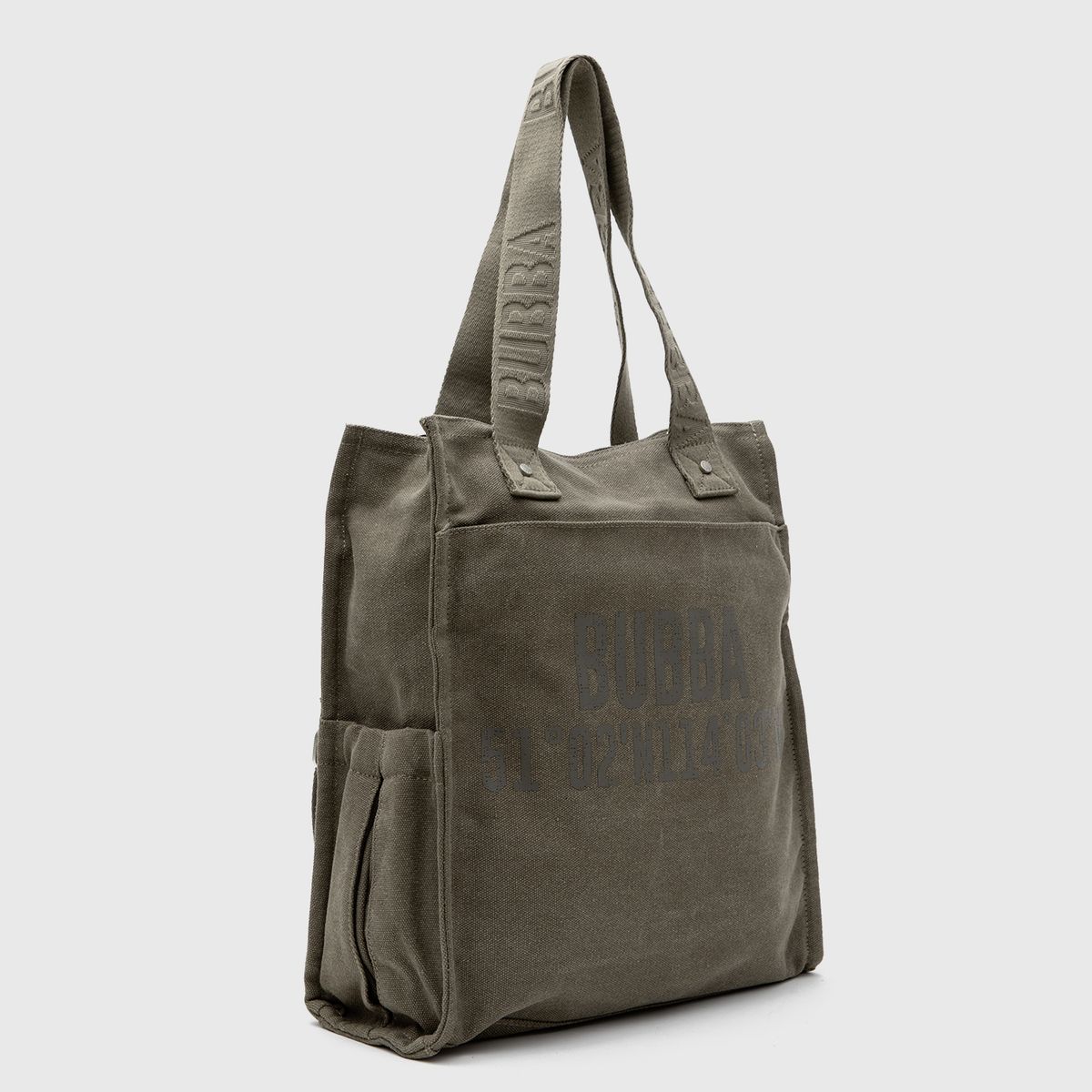 BUBBA - Long Tote Canvas Green Bubba Essentials