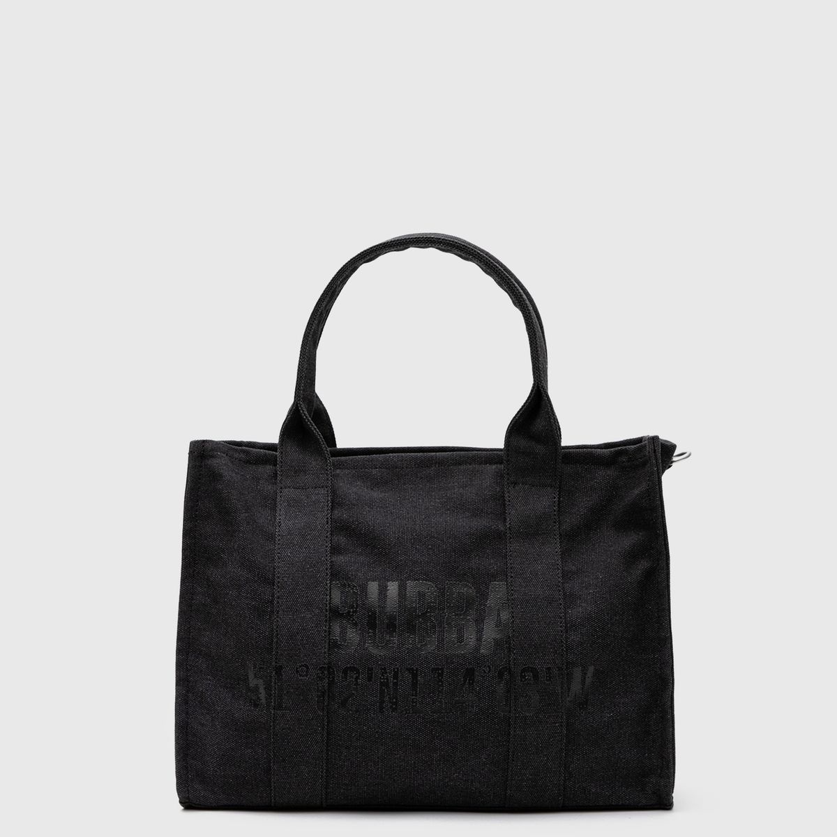 BUBBA - Cartera Tote Canvas Black Bubba Essentials