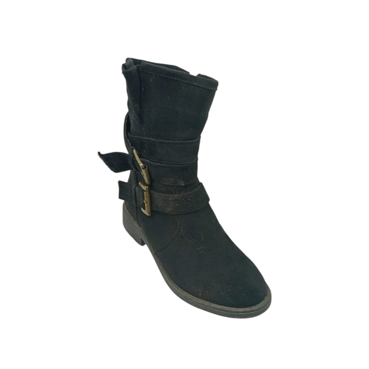 HERIEL - Bota Negra Baja Mujer