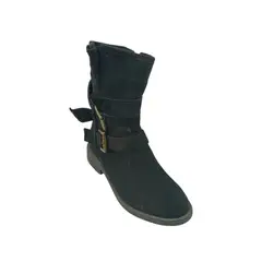 HERIEL - Bota Negra Baja Mujer