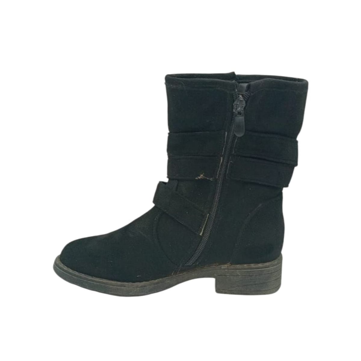 HERIEL - Bota Negra Baja Mujer