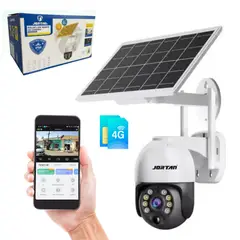 GENERICO - Cámara de Seguridad Solar 4G Full HD Exterior IP66