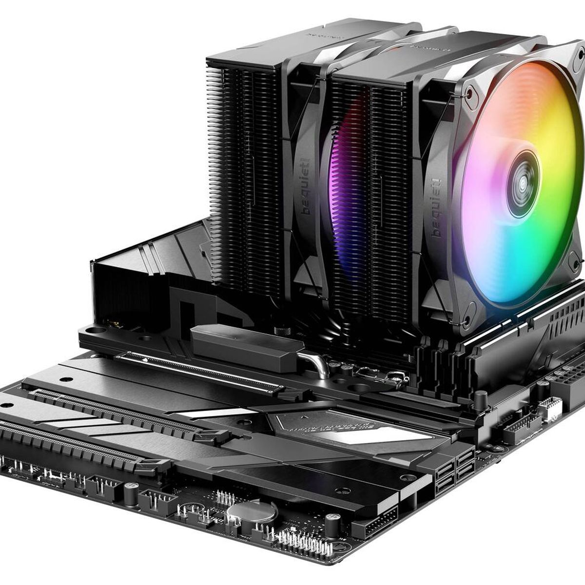 BE QUIET - Disipador CPU Be quiet! Pure Rock Pro 3 LX, 250W TDP, 2x120mm, ARGB, 34.8 dB