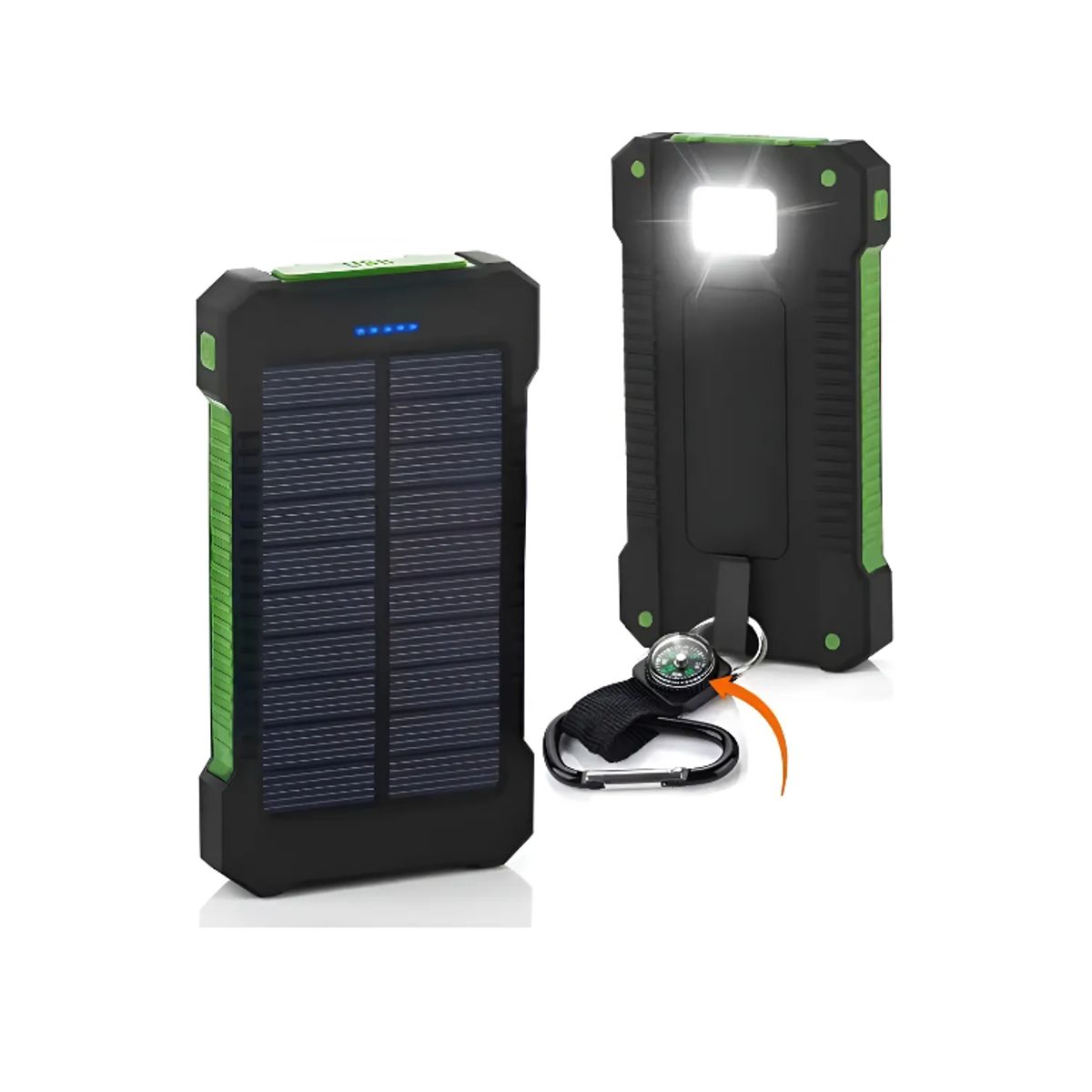 GENERICO - Cargador Portátil Solar Power Bank Gran Capacidad