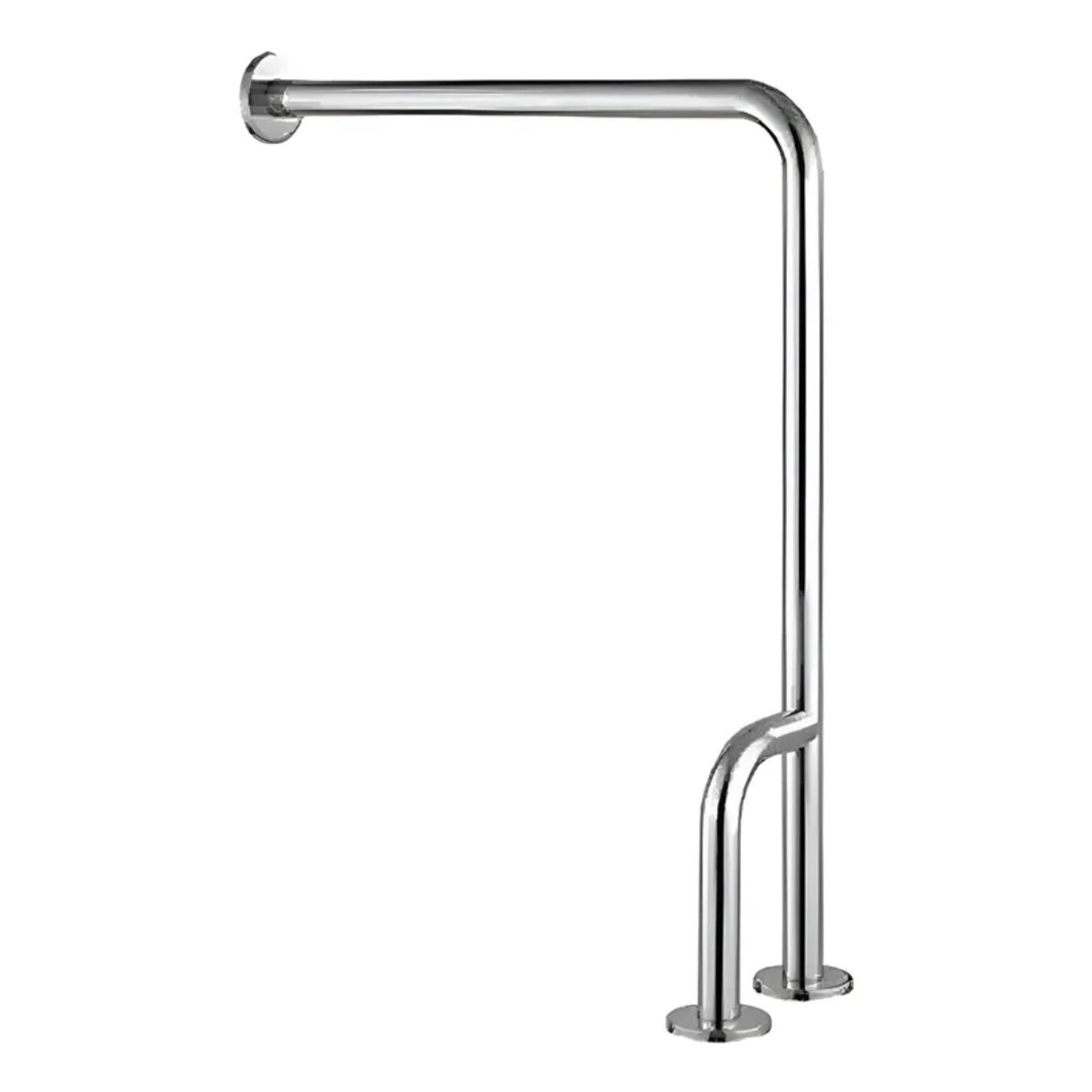 TAUMM - Barandilla Barra De Seguridad 70cm Baño 3 Apoyos Acero Inox