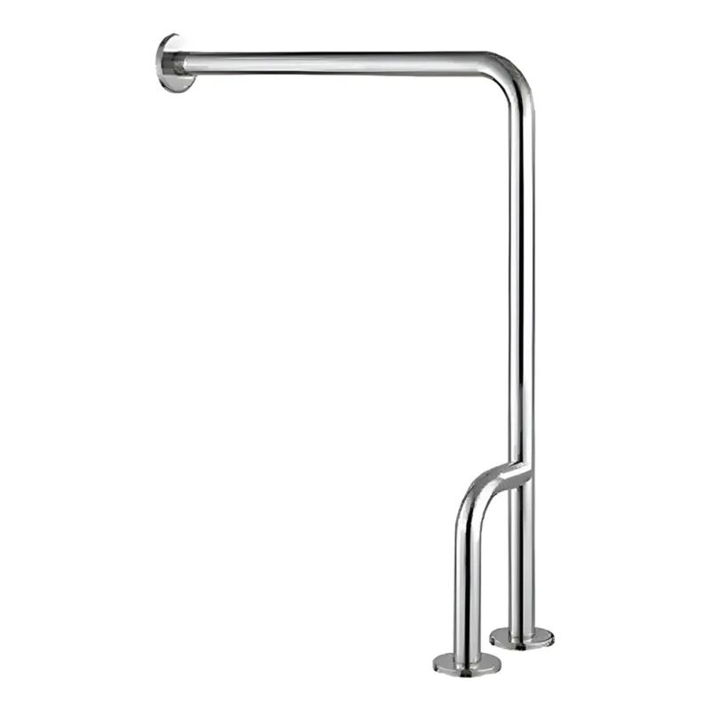 TAUMM - Barandilla Barra De Seguridad 70cm Baño 3 Apoyos Acero Inox