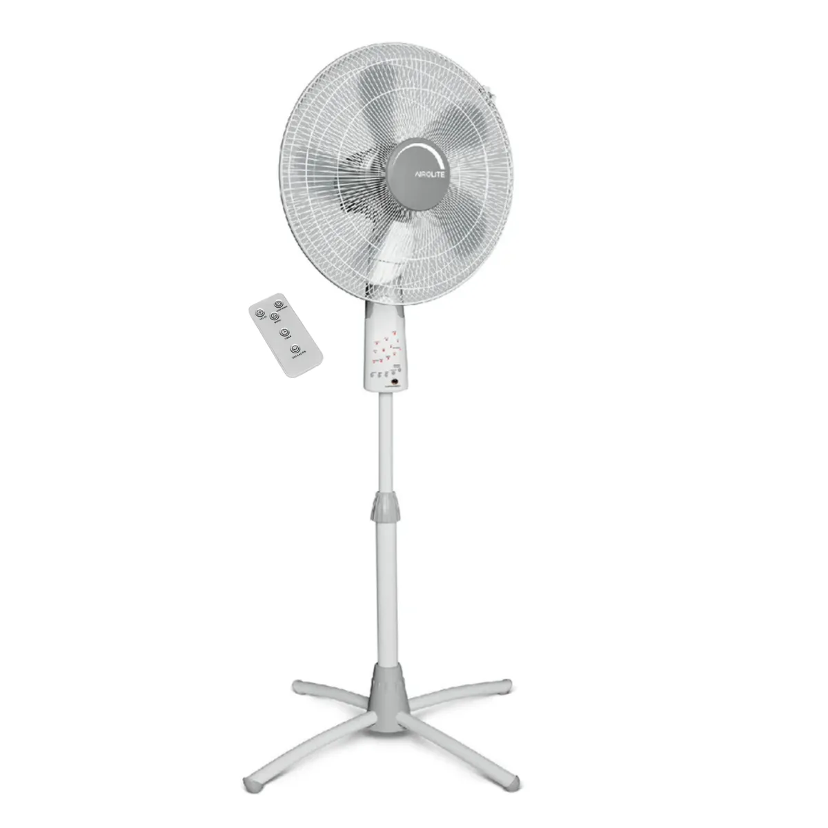 AIROLITE - Ventilador Pedestal Pie Silencioso 16 C/r  V16p6r Airolite