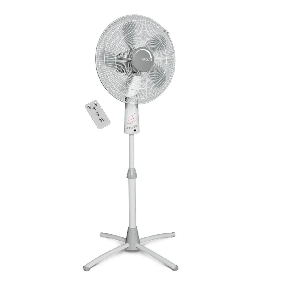 AIROLITE - Ventilador Pedestal Pie Silencioso 16 C/r  V16p6r Airolite