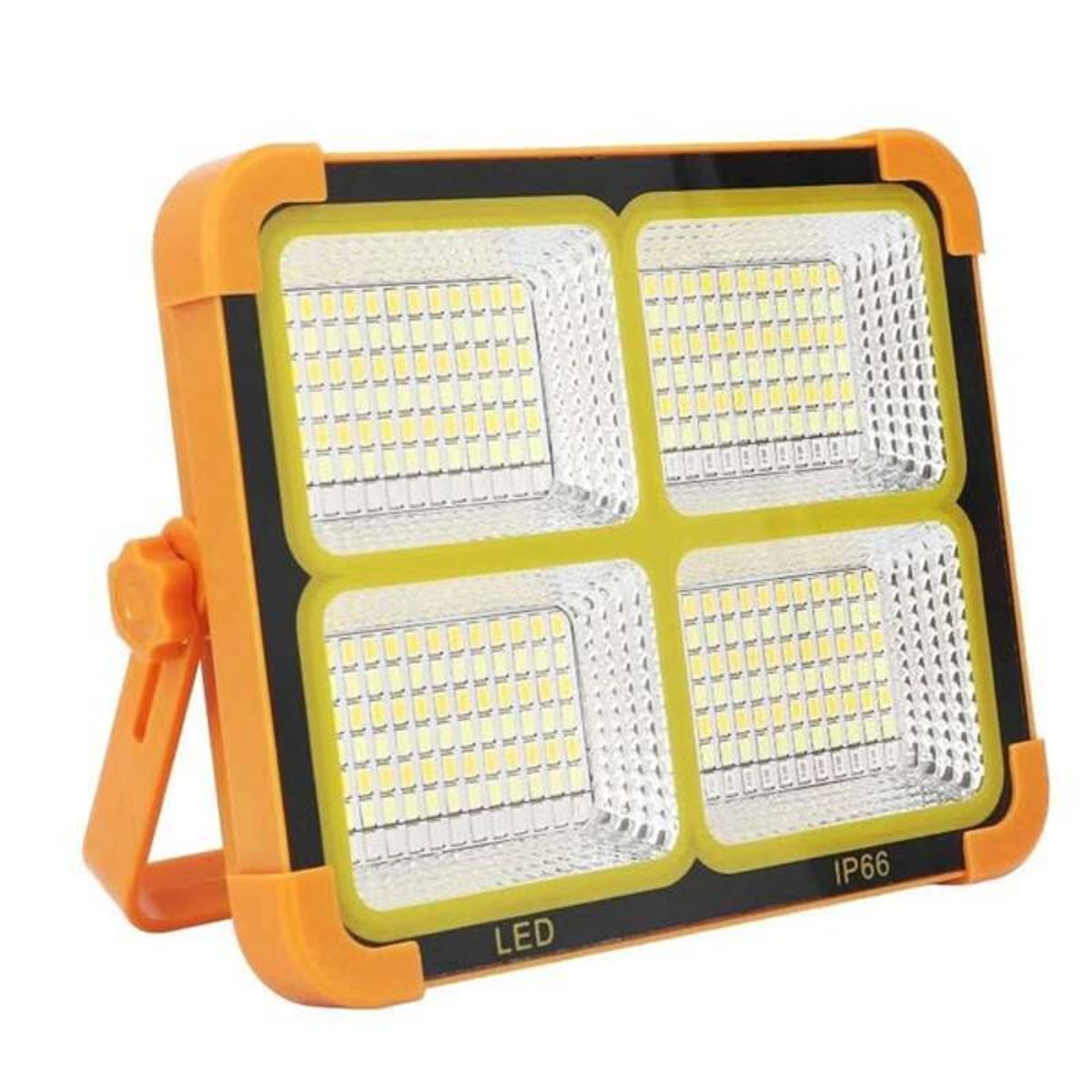 GENERICO - Foco Recargable 336 Led 5 Modos De Luz Usb Solar Portátil