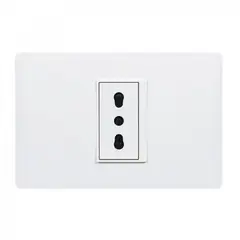 BTICINO - Enchufe Simple 2P+T 10-16A Bipaso Blanco Armado Luzica