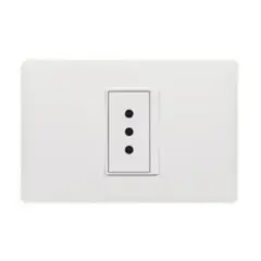 BTICINO - Enchufe Simple 2P+T 10A Blanco Armado Luzica