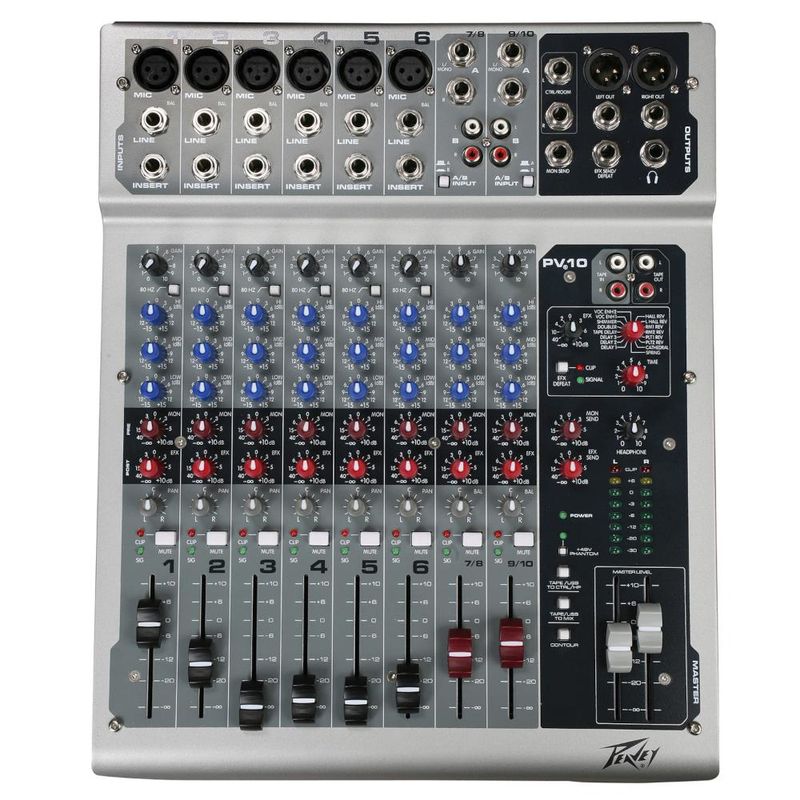 PEAVEY - Mixer Analogo 10 canales Peavey PV10