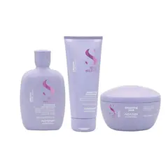 ALFAPARF MILANO - Semi Di Lino Kit Smooth Sh+acnd+mask Chico
