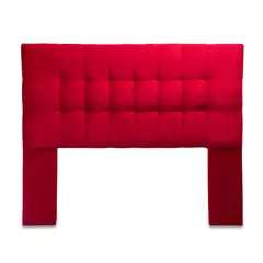 GENERICO - Respaldo King Felpa Rojo Cp Alice