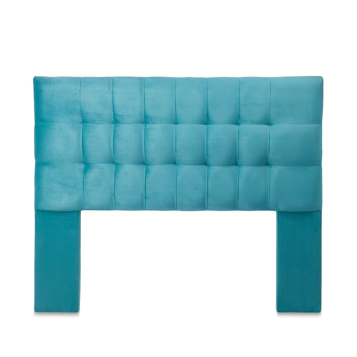 GENERICO - Respaldo King Felpa Turquesa Cp Alice