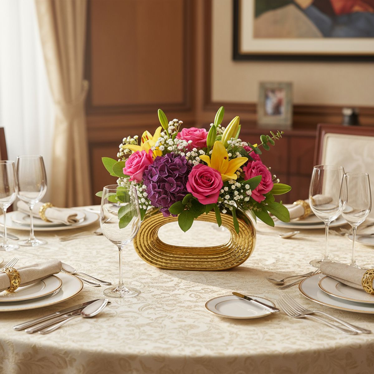 GENERICO - JARRÓN OVALADO AUREA M