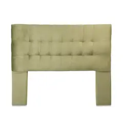 GENERICO - Respaldo King Felpa Verde Oliva Cp Alice