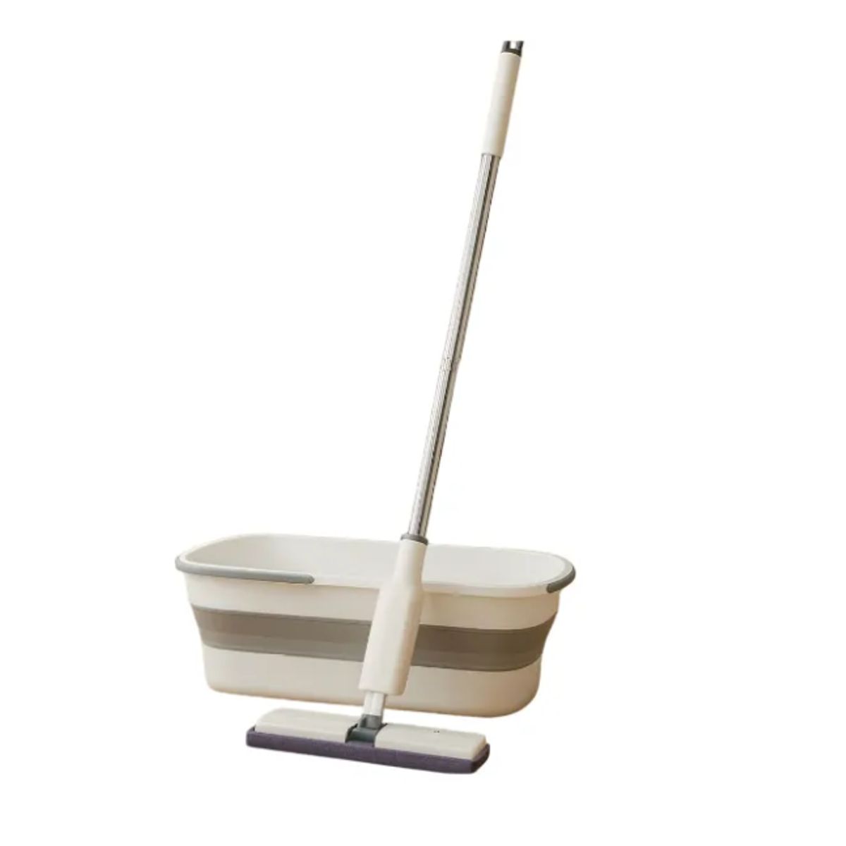 GENERICO - Mopa De Esponja Trapeador Con Cubeta Plegable