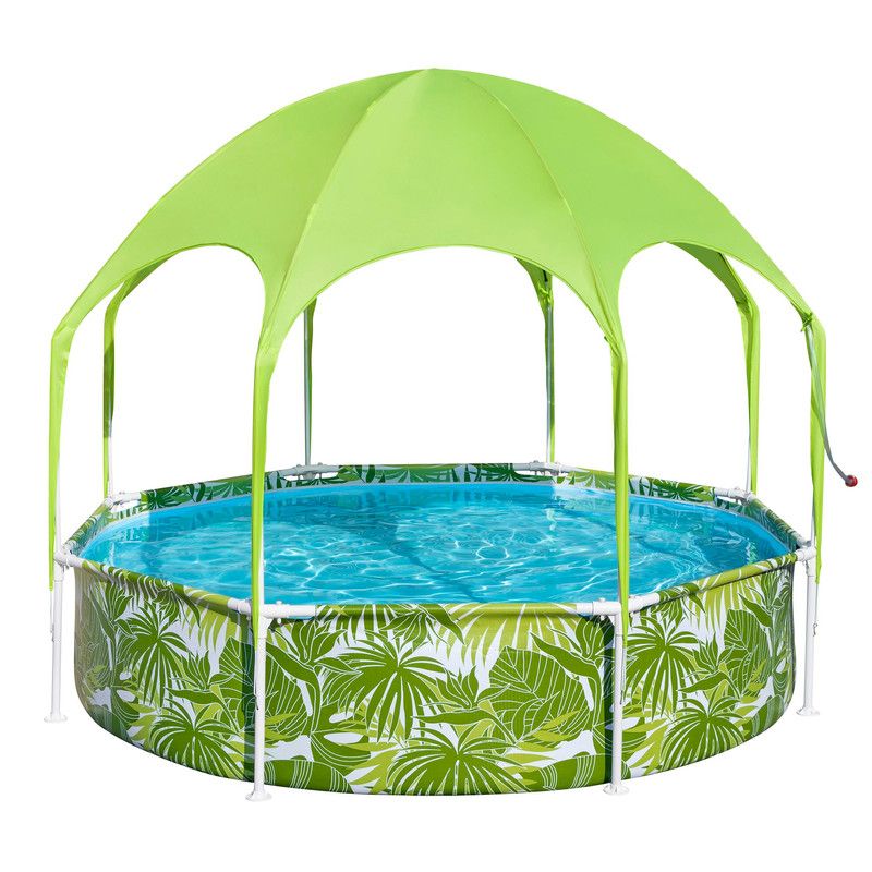 BESTWAY - Piscina infantil frutas con toldo 244x51 cm Bestway