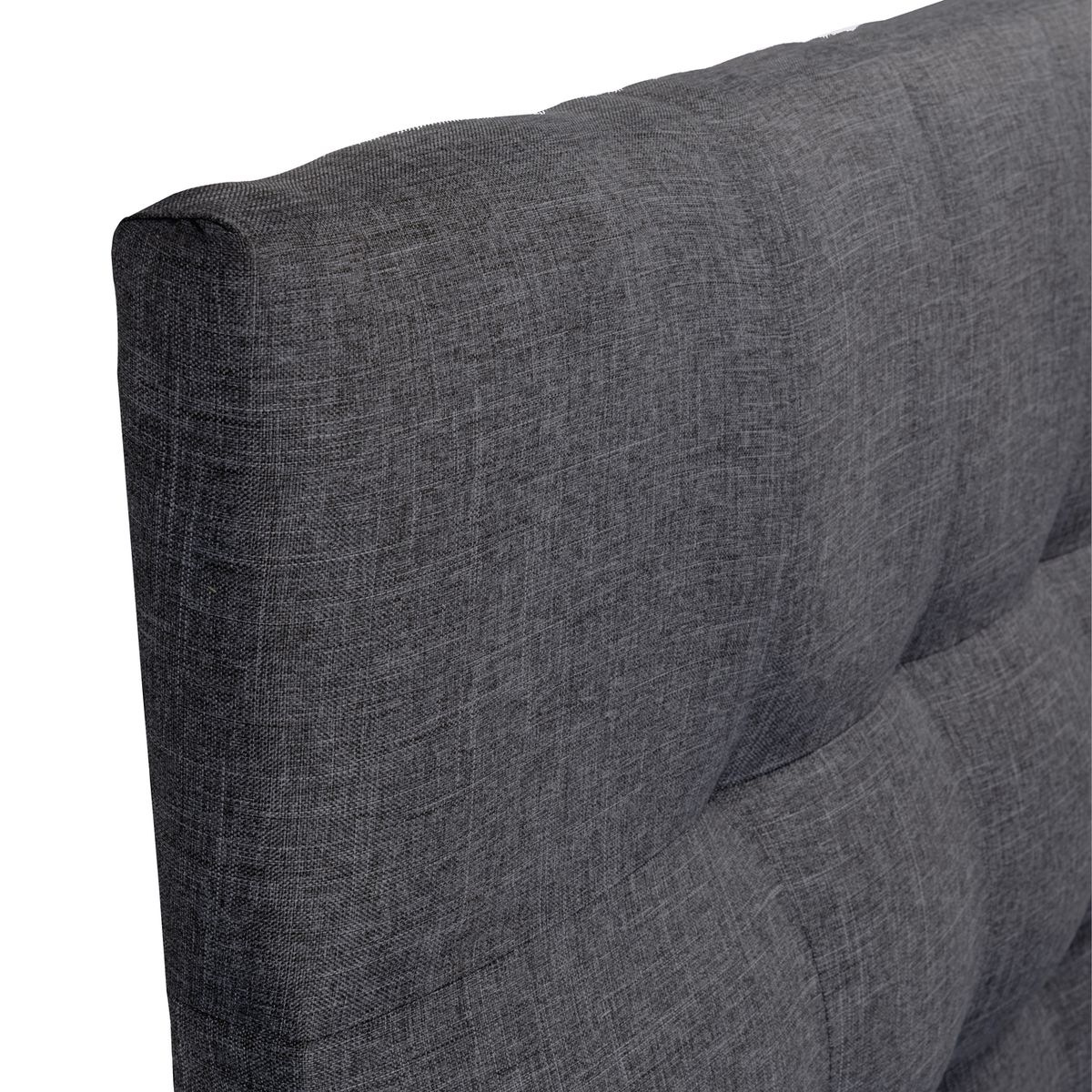 GENERICO - Respaldo King Lino Gris Oscuro Cp Alice