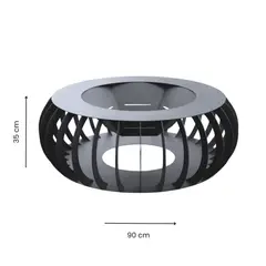 GENERICO - Brasero fogón Fehu Negro