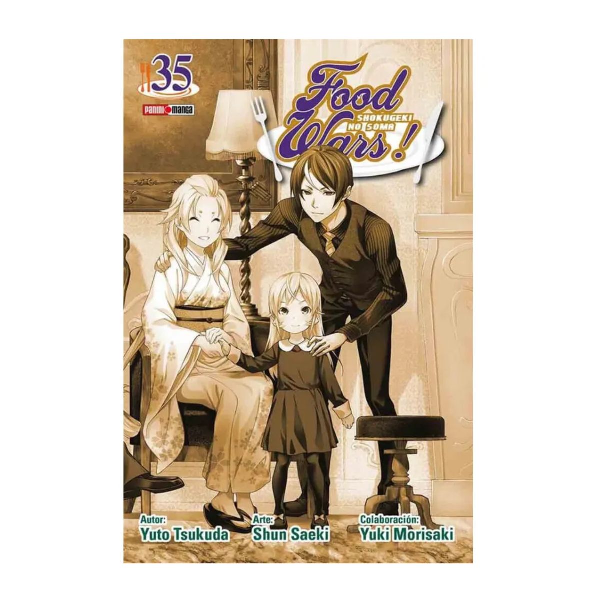 PANINI CHILE - Food Wars - Shokugeki No Soma N°35