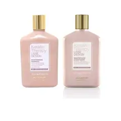 ALFAPARF MILANO - Kit Mantenimiento Shampoo y Acondicionador Keratin Therapy 250ml Alfaparf