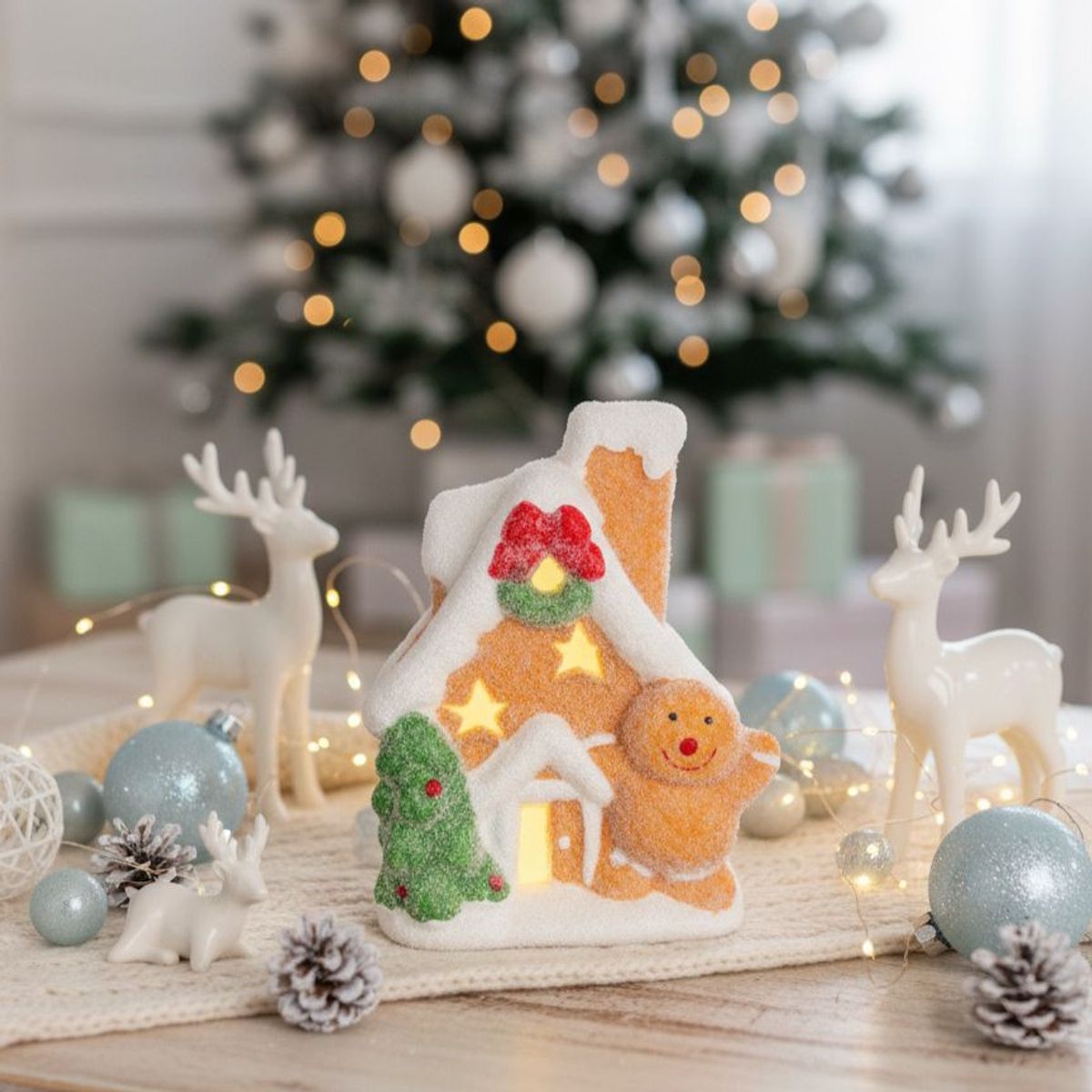 WAKESHOME - Adorno Navideño Con Luz