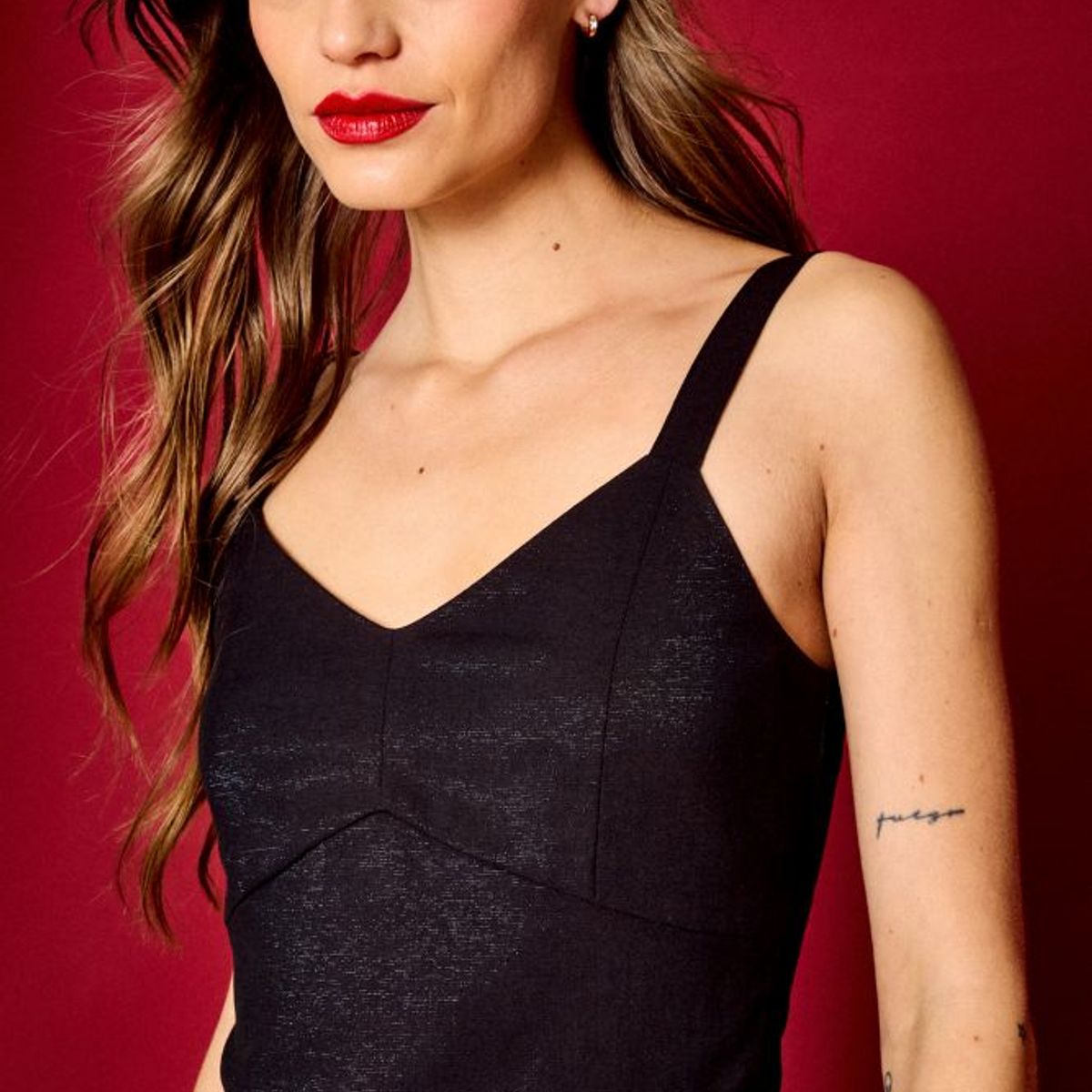 IO - Blusas Sin Manga Mujer Negro Io