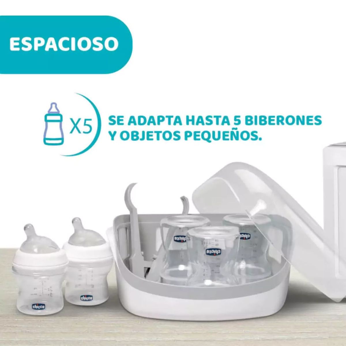 CHICCO - Esterilizador de Mamadera CHICCO para Microondas