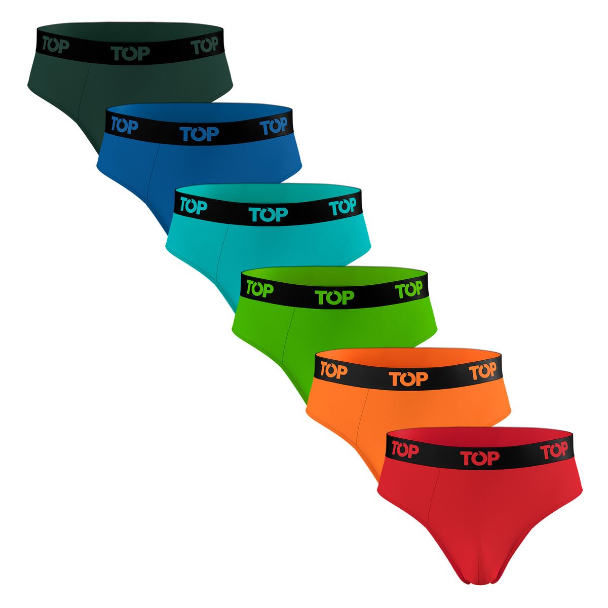 TOP - Slip Algodón Pack 6 Colección Skins C1 Top