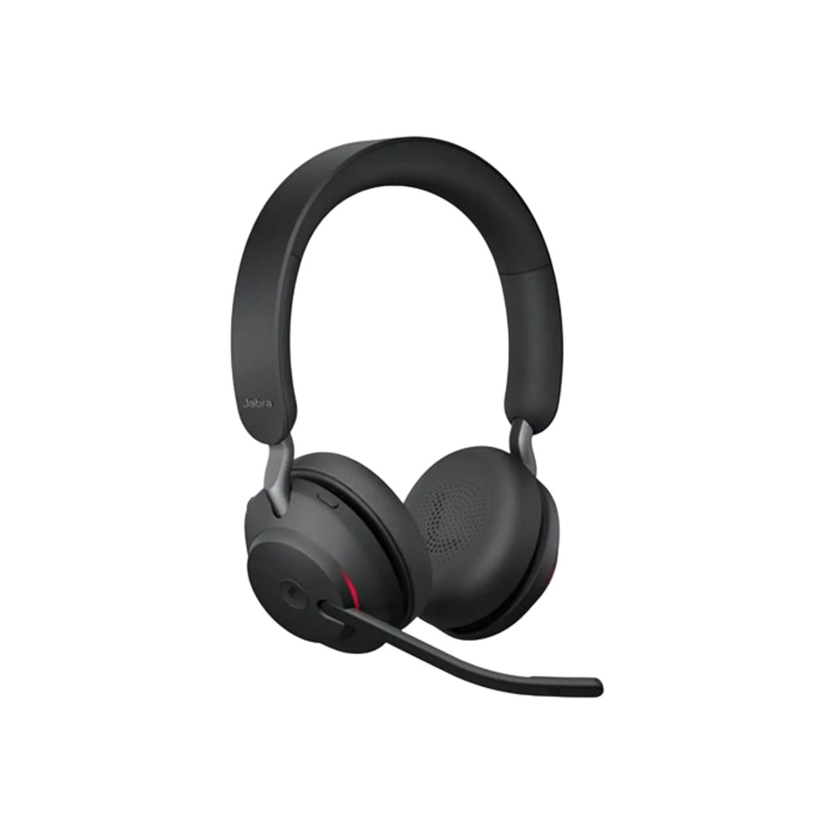 JABRA - Jabra Evolve2 65 MS Stereo Audifonos Bluetooth Inalámbricos, con Micrófono, Cancelación de Ruido Pasiva, Conexión USB-C, Certificados Microsoft Teams, Negro