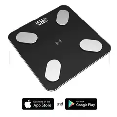 GENERICO - Ascula Digital Inteligente de Baño Bluetooth con Medidor de Grasa Corporal Recargable USB
