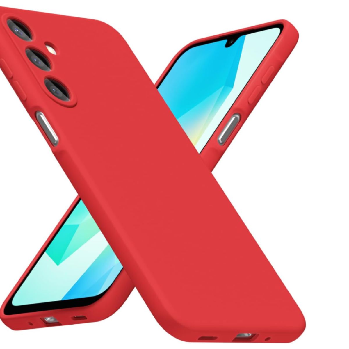 GENERICO - Carcasa Funda Para Samsung A56 5g Silicona Rojo