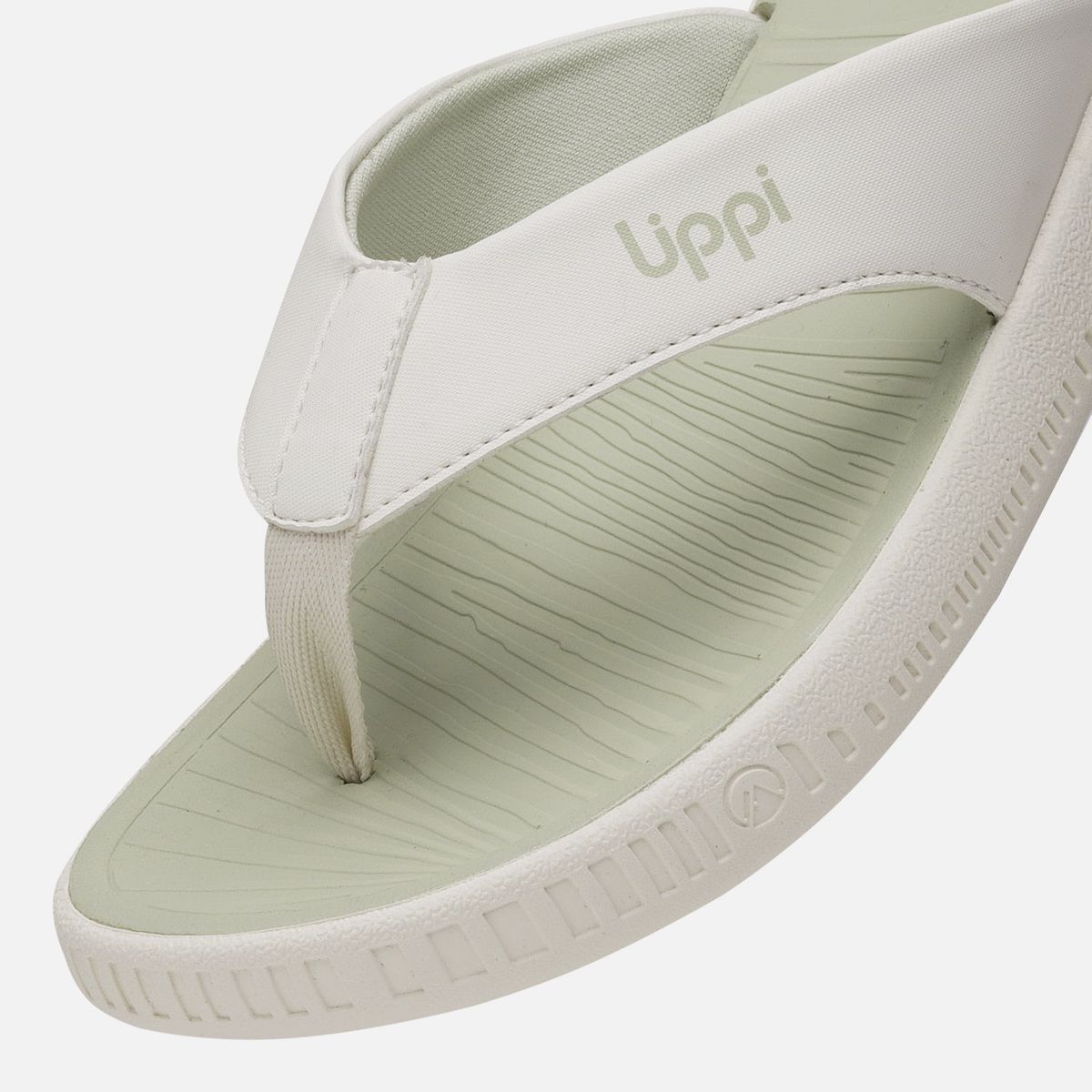 LIPPI - Sandalia Mujer Take Go Crema / Verde Lippi