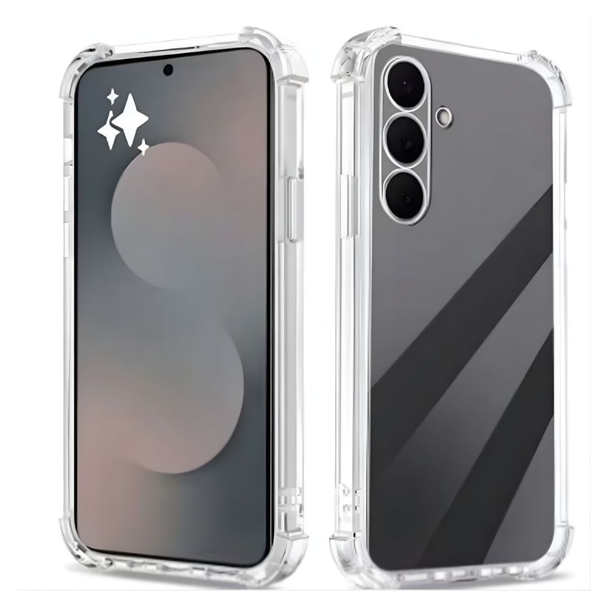 GENERICO - Carcasa para Samsung S25 FE Transparente Reforzada Antigolpes