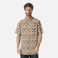 Camisa Hombre Good Karma Print Crema
