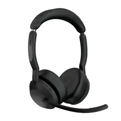 JABRA - Evolve2 55 MS Stereo, Audífonos Inalámbricos Bluetooth, ANC, USB-C, Oficina