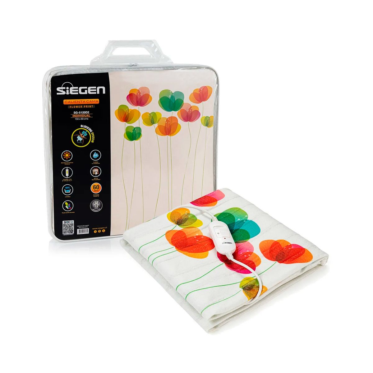 SIEGEN - Calientacama Individual Siegen SG-5120D2 60W