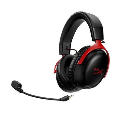 Imagen 2 del producto Audifono Gamer Wireless Cloud III, Micrófono, 120 hrs batería, 3.5mm, USB-C USB-A, Black/Red Rojo