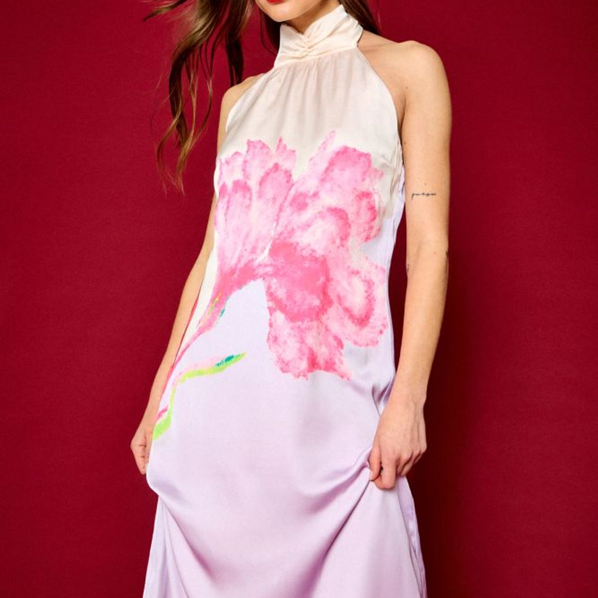 IO - Vestido Largo Mujer Morado Io