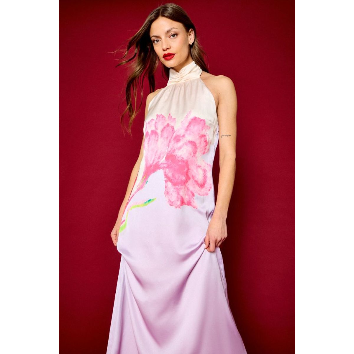 IO - Vestido Largo Mujer Morado Io