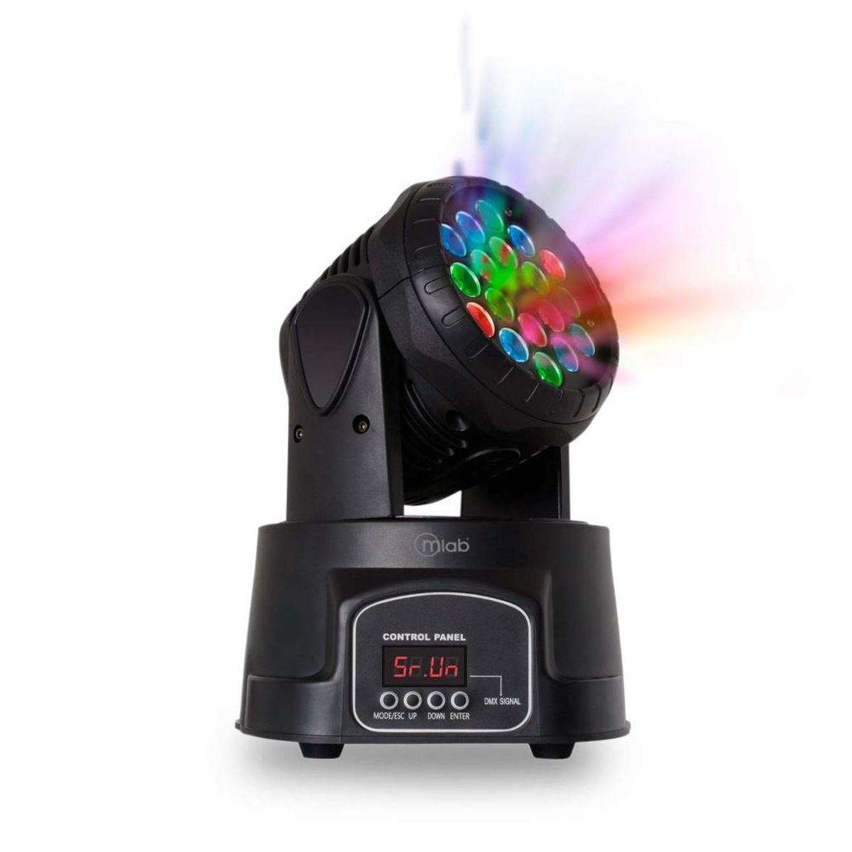 MLAB - Efecto LED móvil con cabeza giratorio Mlab Wash Moving