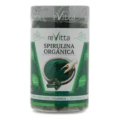 REVITTA WELLNESS - Spirulina Orgánica En Cápsulas 300 Cápsulas