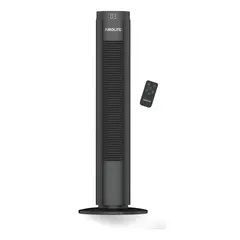 AIROLITE - Ventilador Torre Pie Silencioso Control Remoto Vt02r Black