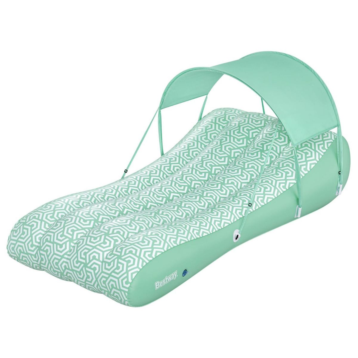 BESTWAY - Flotador Reposera Inflable con Techo 1.78x 1.02m Bestway