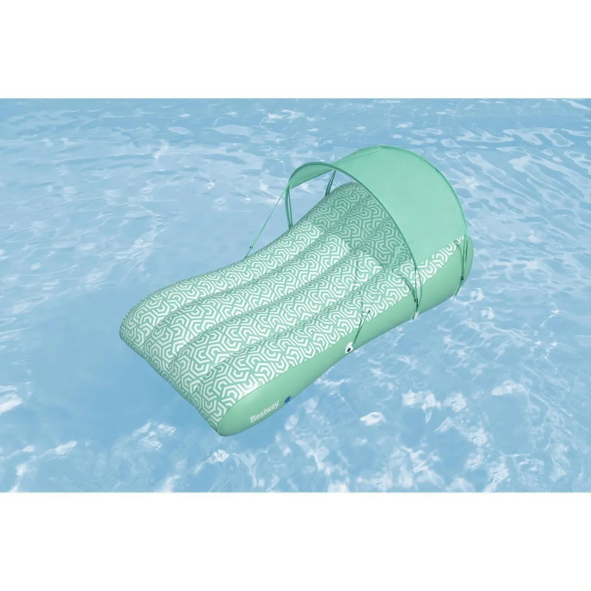 BESTWAY - Flotador Reposera Inflable con Techo 1.78x 1.02m Bestway