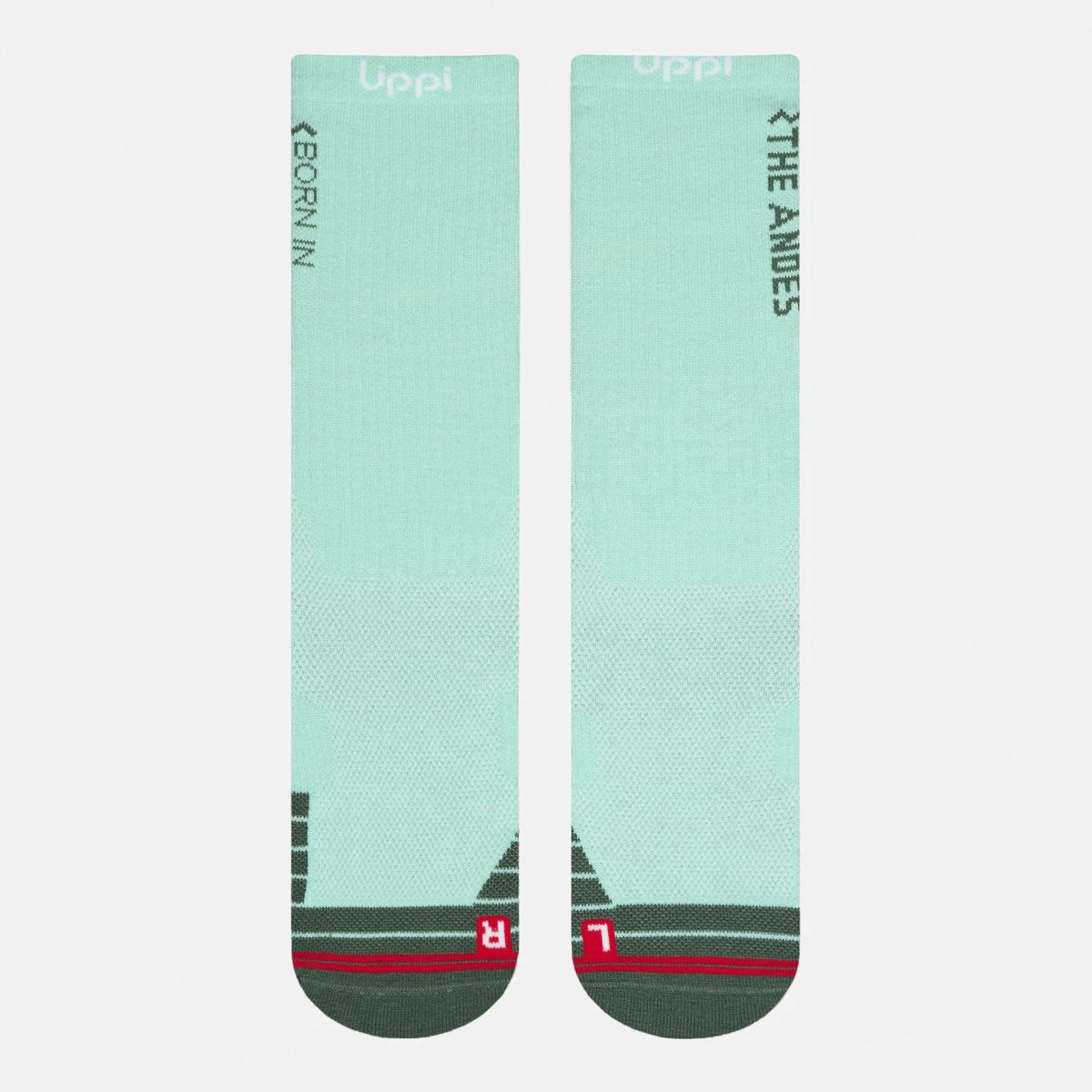 LIPPI - Calcetines Mujer Trekking Light Socks Verde Agua Lippi