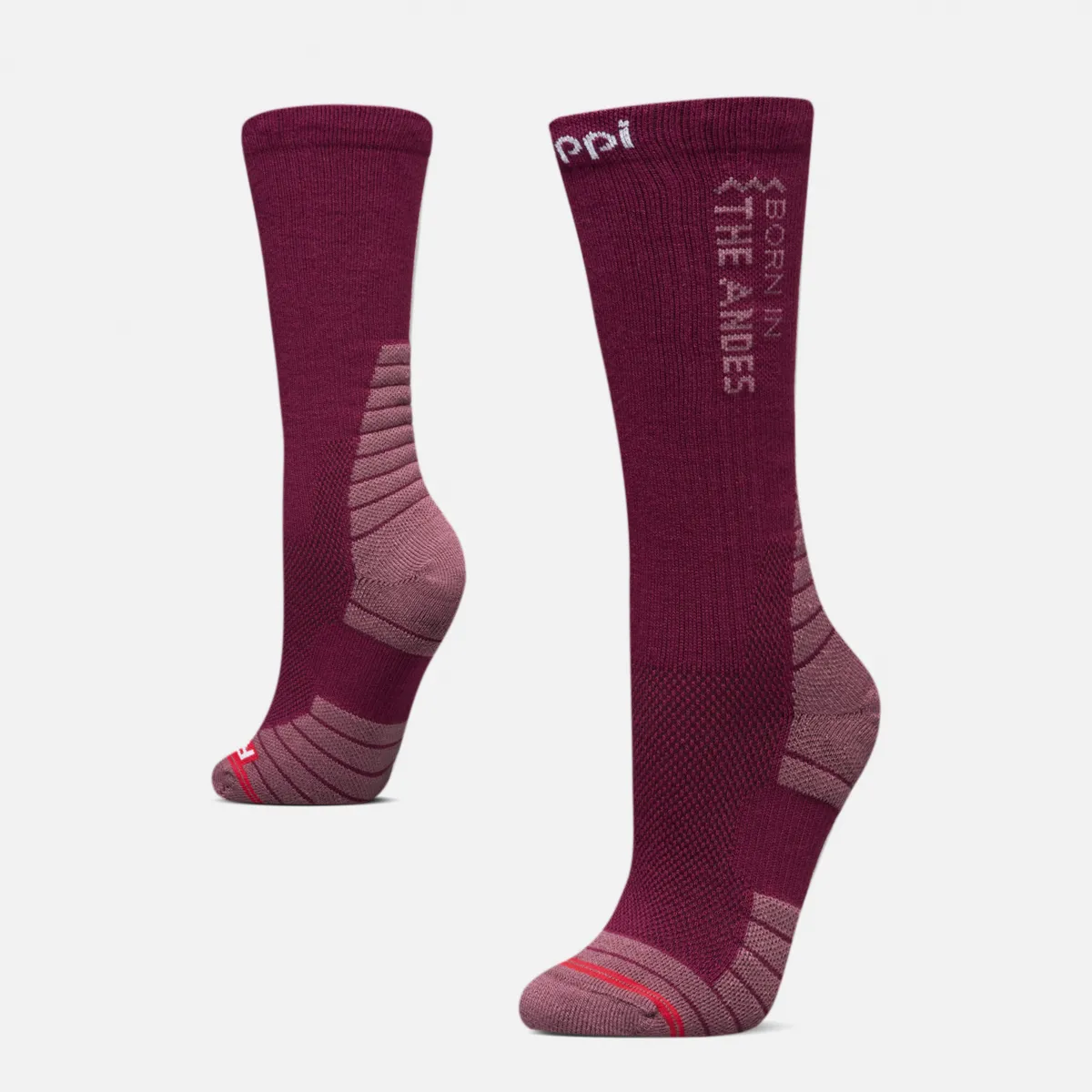 LIPPI - Calcetines Mujer Trekking Light Socks Frambuesa Lippi
